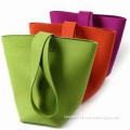 Shopping bags, made of felt, available in various colors